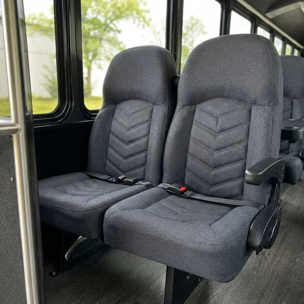stockbridge 25 passenger minibus high back seats