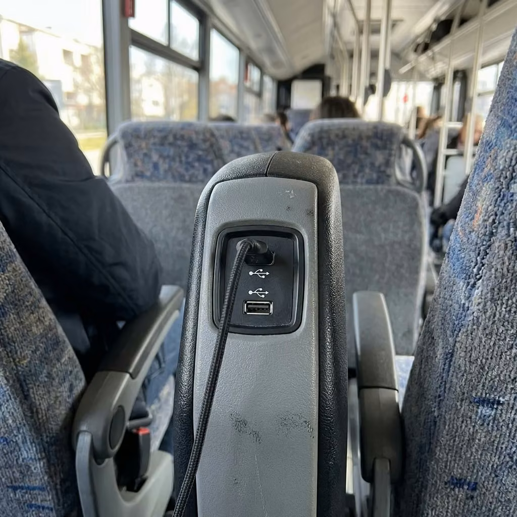 stockbridge 28 passenger minibus usb charging