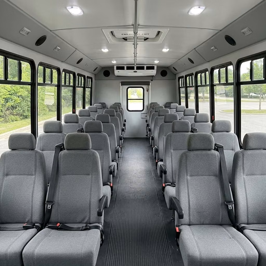 stockbridge 30 passenger minibus seating