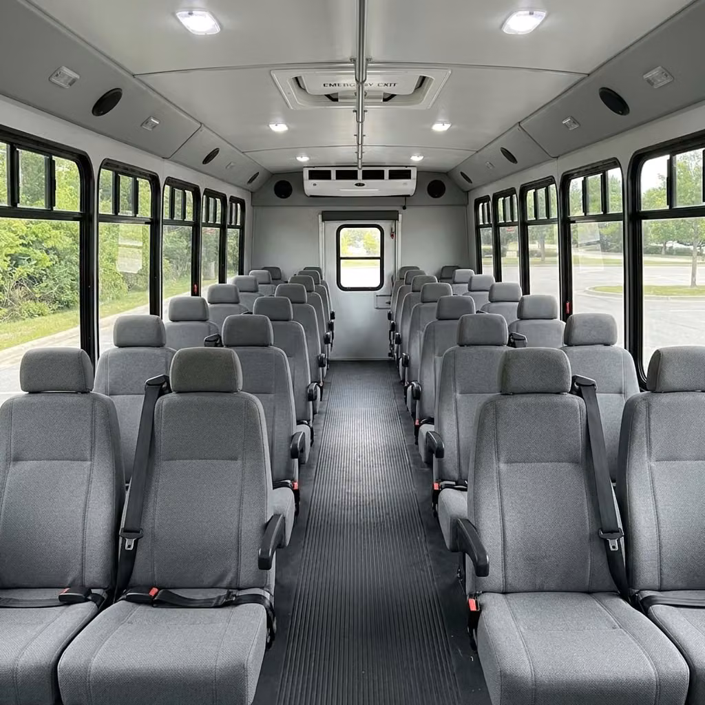 stockbridge 35 passenger minibus seating