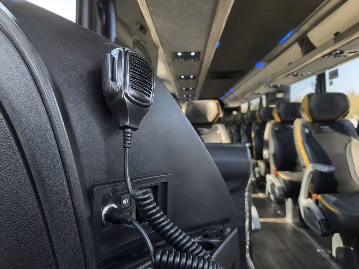 stockbridge charter bus pa system