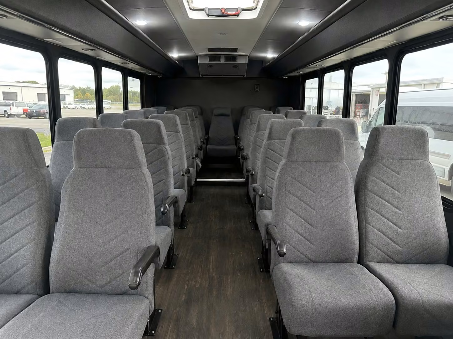 15 passenger minibus interior