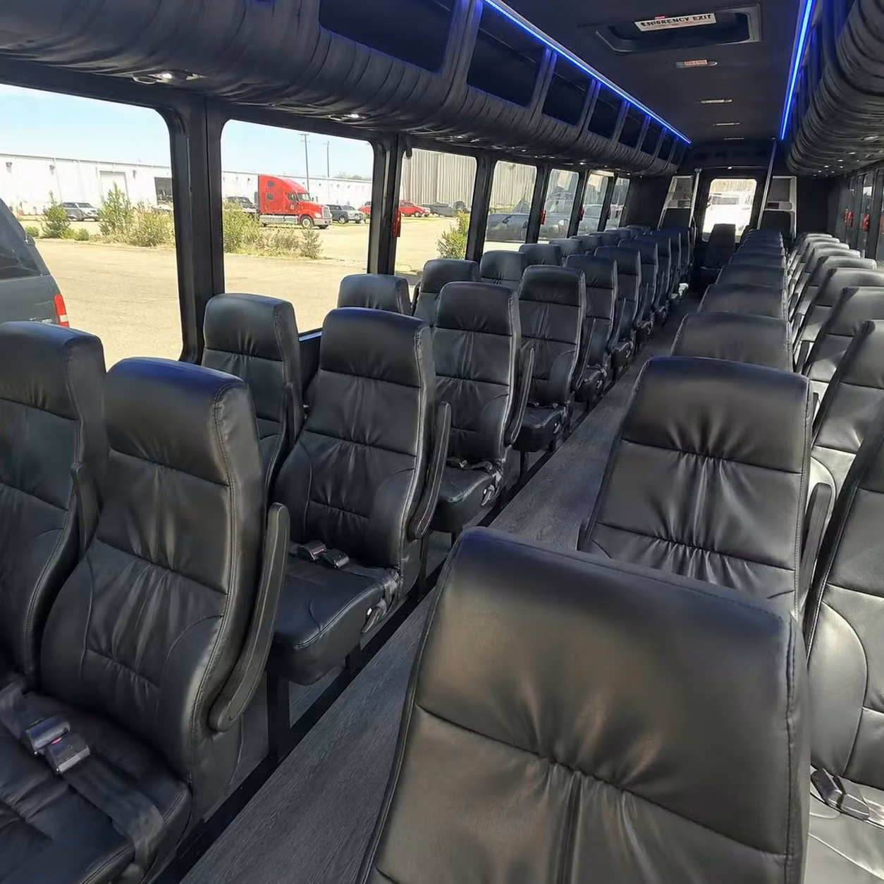 35 passenger minibus inside